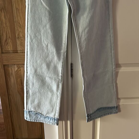 🎀 NEW SSENSE Ader error Innersy deconstructed straight leg jeans 26 - Picture 10 of 13